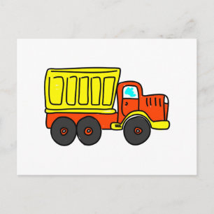 Dump Truck Postcard