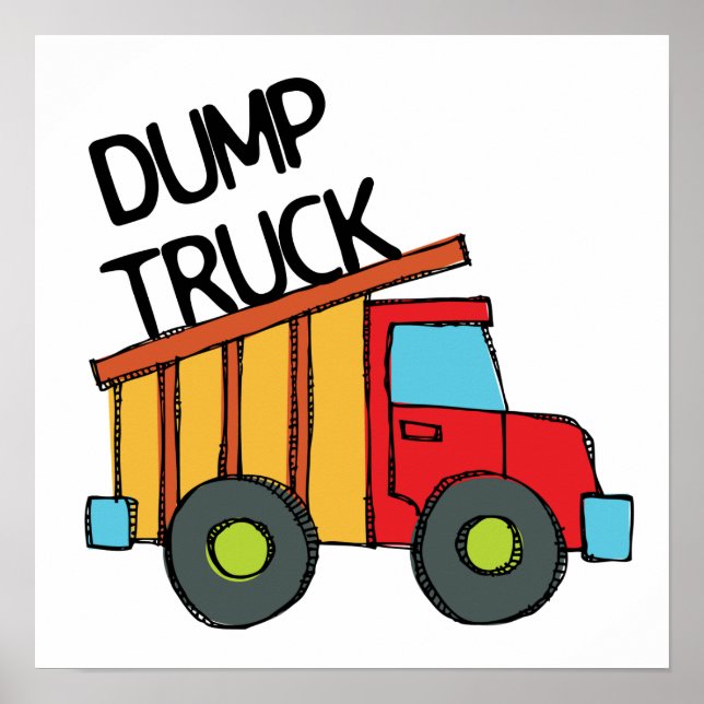 Dump Truck Poster (Front)