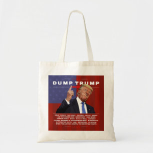 Dump Trump 2020 illustration Tote Bag