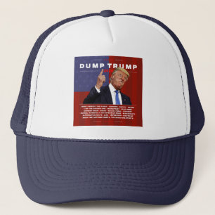 Dump Trump 2020 illustration Trucker Hat