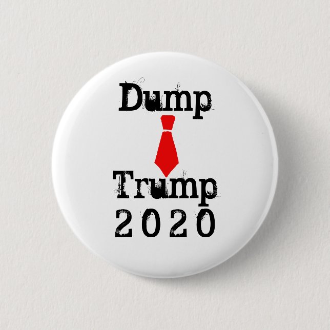 Dump Trump 2 Inch Round Button (Front)