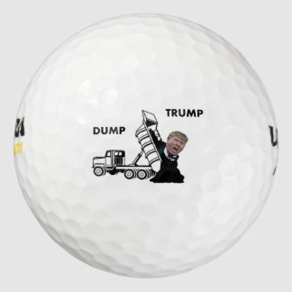 Dump Trump aka Dumptruck Trump Golf Balls