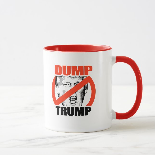 Dump Trump - Anti-Trump Mug (Right)