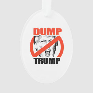 Dump Trump - Anti-Trump Ornament