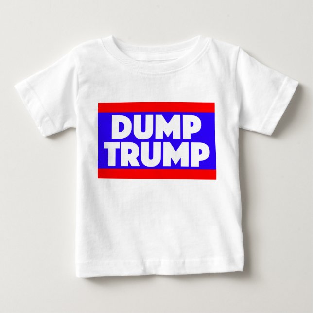 Dump Trump Baby Tee (Front)