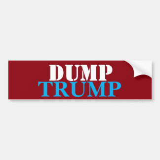 Dump Trump Bumper Sticker
