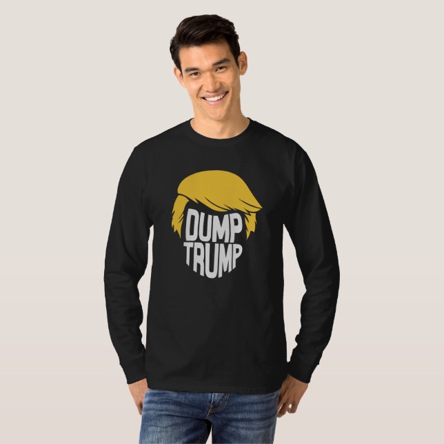 Dump Trump Long sleeve shirt (Front Full)
