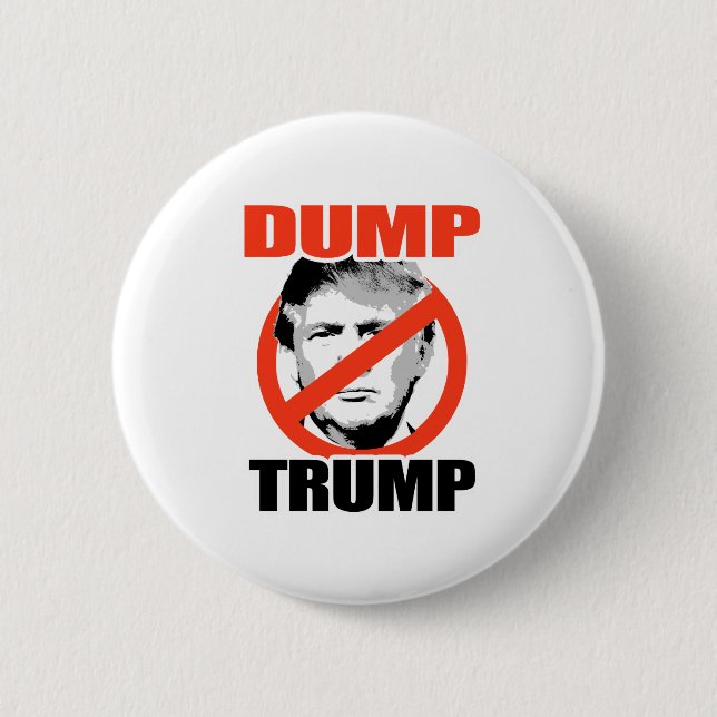 Dump Trump Now 2 Inch Round Button (Front)