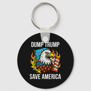 Dump Trump - Save America - Keychain