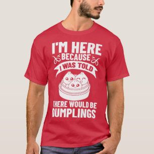 Dumpling Dim Sum Recipes Soup Vegetarian Premium T T-Shirt