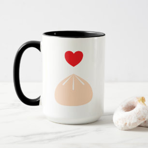Dumpling Love Black 15oz. Mug