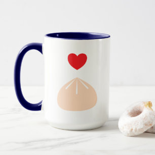 Dumpling Love Blue 15oz. Mug