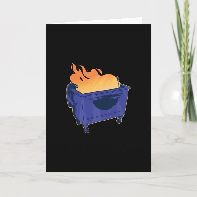 Dumpster fire card (Front)