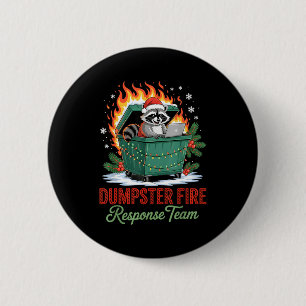 Dumpster Fire Resnse Team Leader Christmas 2 Inch Round Button
