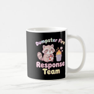 Dumpster Fire Resnse Team Raccoon Kawaii Coffee Mug