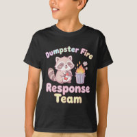 Dumpster Fire Resnse Team Raccoon Kawaii 