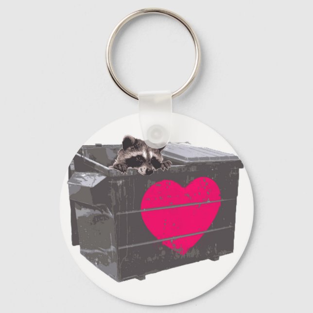 Dumpster Love Keychain (Front)