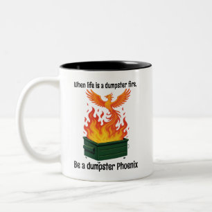 Dumpster Phoenix mug