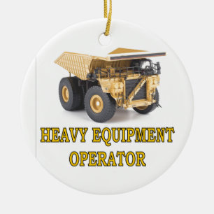 DUMPTRUCK CERAMIC ORNAMENT