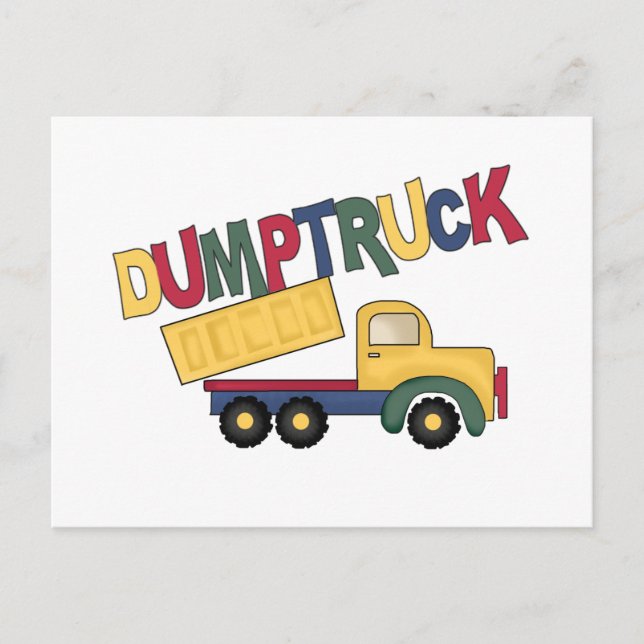 Dumptruck Tshirts and Gifts Postcard (Front)