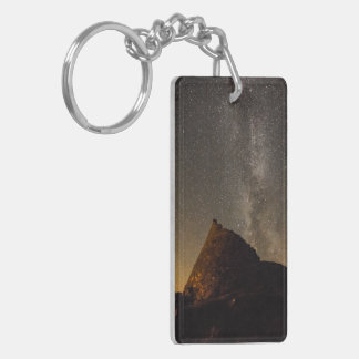 Dun Carloway Broch double sided key ring. Keychain