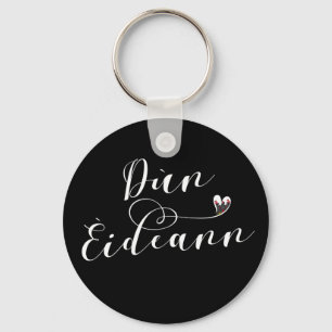 Dùn Èideann Flag Heart, Edinburgh Keychain