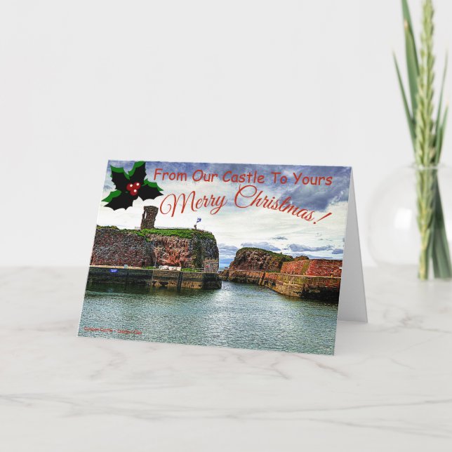 Dunbar Castle – Clan Dunbar Christmas Card (Front)