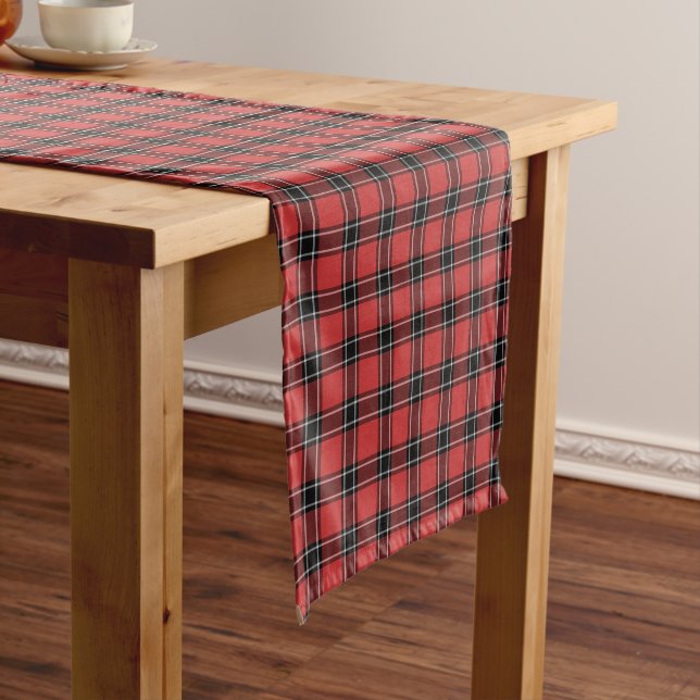 Dunbar Scotland District Tartan Short Table Runner (In Situ)