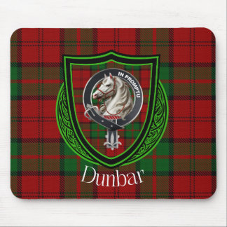 Dunbar Scottish Clan Tartan & Crest Mouse Pad