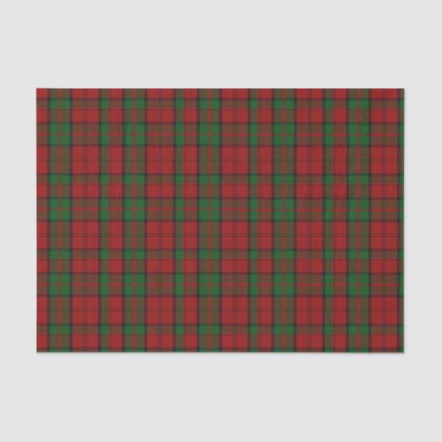 Dunbar Tartan Plaid Tissue Paper (Front)