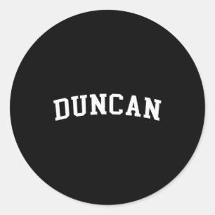 Duncan  classic round sticker