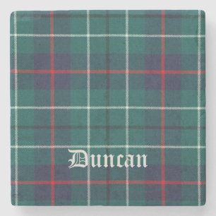 Duncan, Duncan Scottish Tartan, Duncan Clan,Duncan Stone Coaster