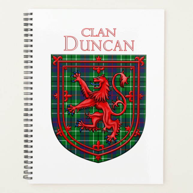 Duncan Tartan Scottish Plaid Lion Rampant (Devant)
