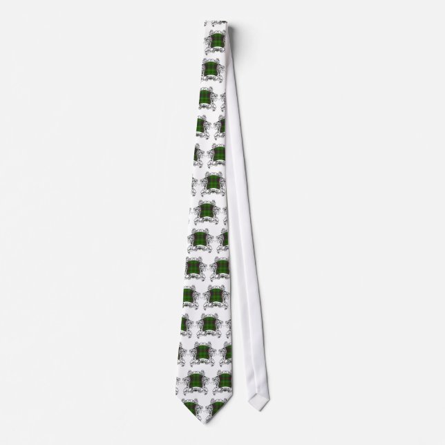 Duncan Tartan Shield Tie (Front)
