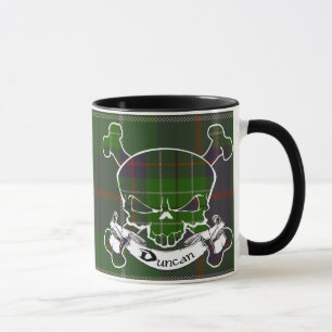 Duncan Tartan Skull Mug