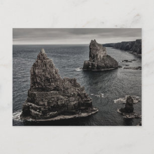 Duncansby Rock Stacks North of Scotland Landscape Postcard