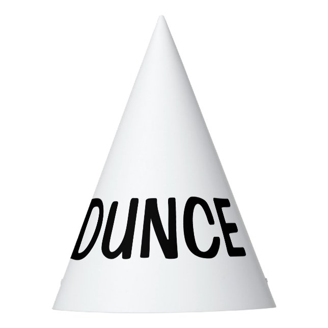 Dunce Hat - DIY custom party hats (Front)