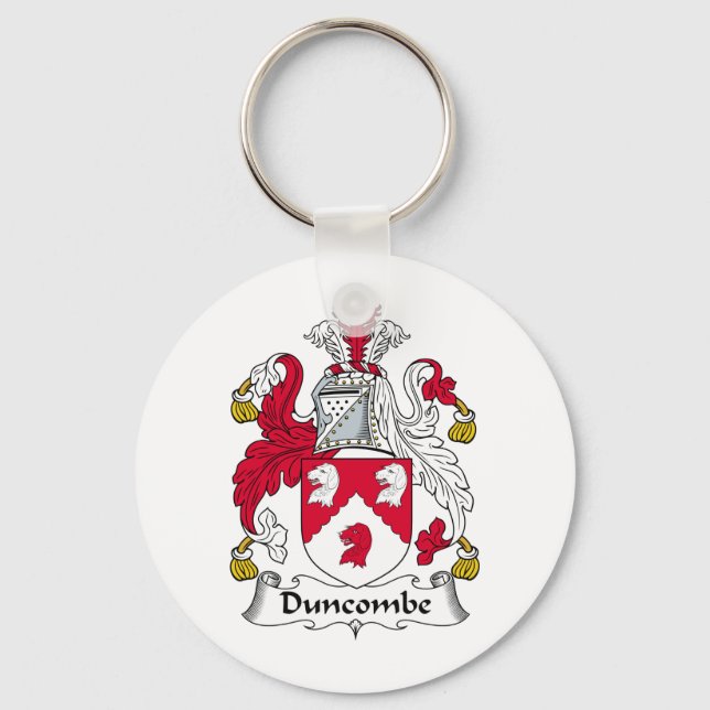 Duncombe Family Crest Keychain (Front)