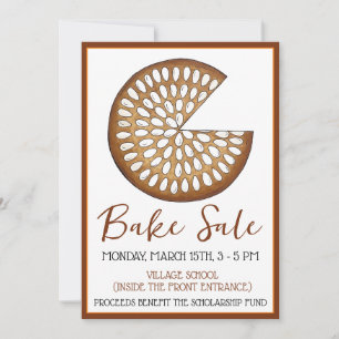 Dundee Cake Scotland Scottish Food Bake Sale Invitation