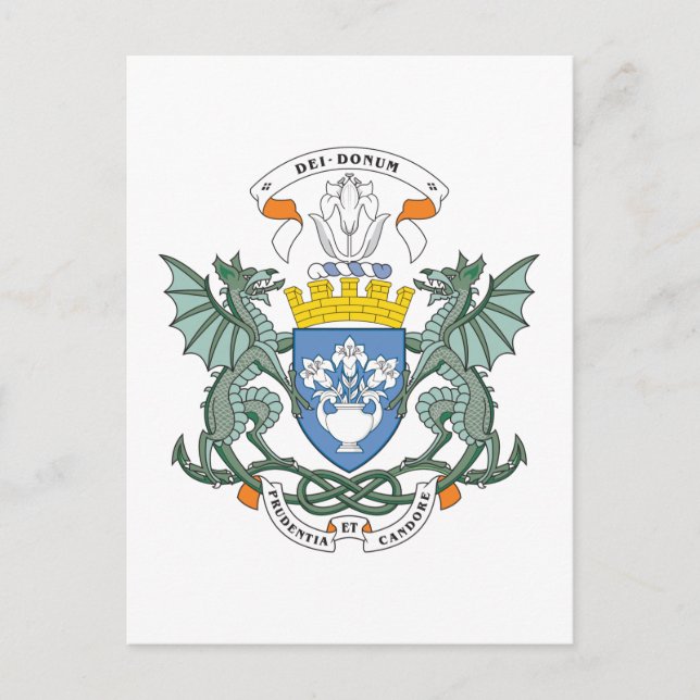 Dundee Coat of Arms Postcard (Front)