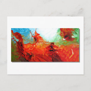 Dune Art - Original Abstract Art Decorative Modern Postcard