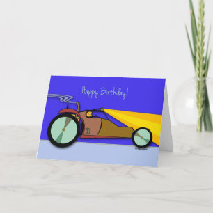 Dune Buggy at Night Birthday Greeting Card