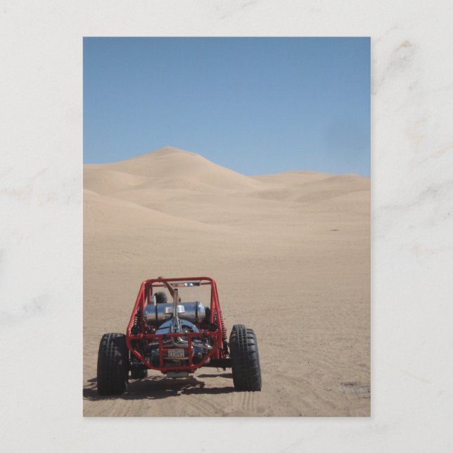 Dune Buggy in Sand Postcard (Front)