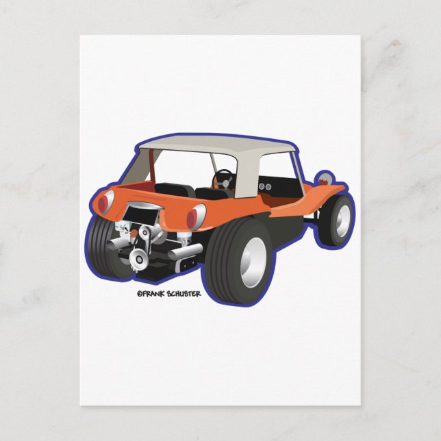 Dune Buggy Manx Postcard (Front)