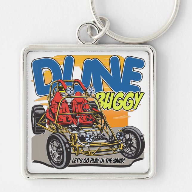 Dune Buggy Play in the Sand Keychain (Front)