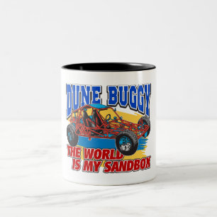 Dune Buggy Sandbox Two-Tone Coffee Mug