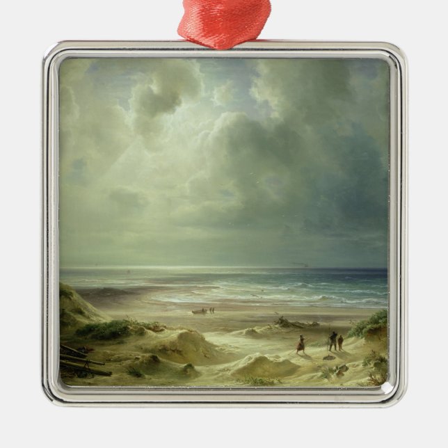 Dune by Hegoland, Tranquil Sea Metal Ornament (Front)