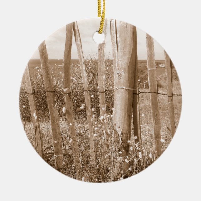 dune ceramic ornament (Front)