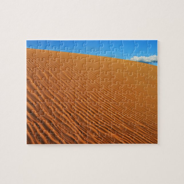 "Dune de sable, puzzle denteux de Jalapão" (Horizontal)