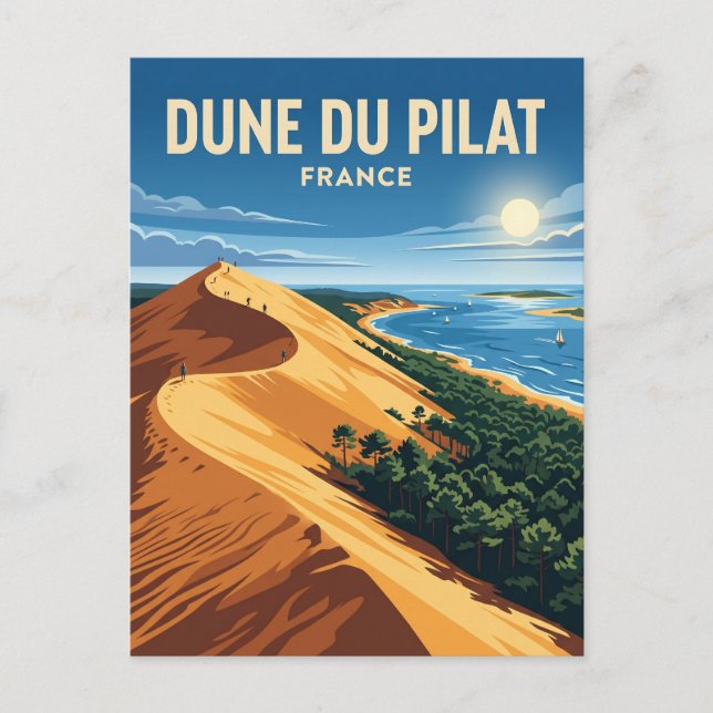 Dune du Pilat France Postcard (Front)
